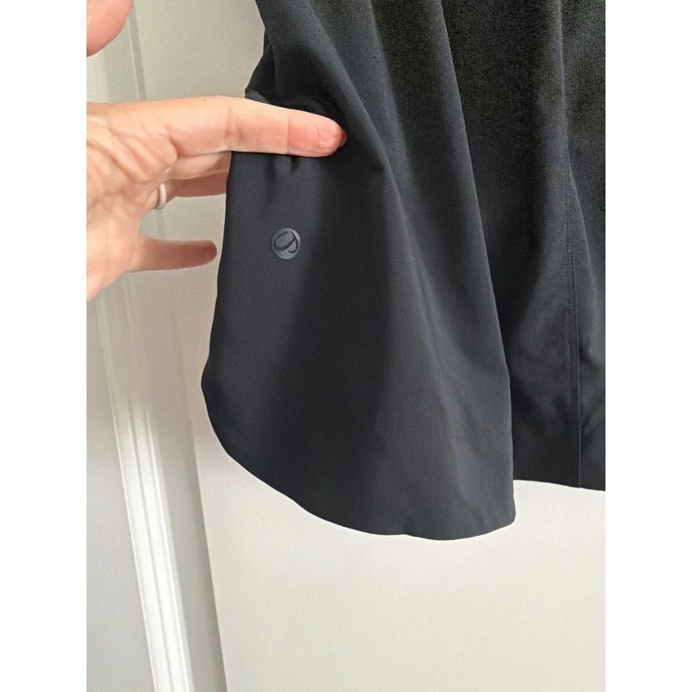 CRZ YOGA Black‎ Feathery-Fit Soft A Line Pocket Skirt 18'' Medium